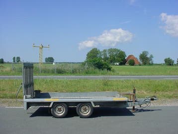 Hapert HV2700 machine transporter afm. 305x150cm 2700kg, Auto diversen, Ophalen, Gebruikt