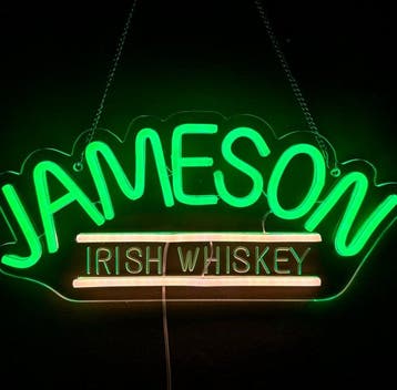 No reserve-Jameson Irish Whisky Neon Led