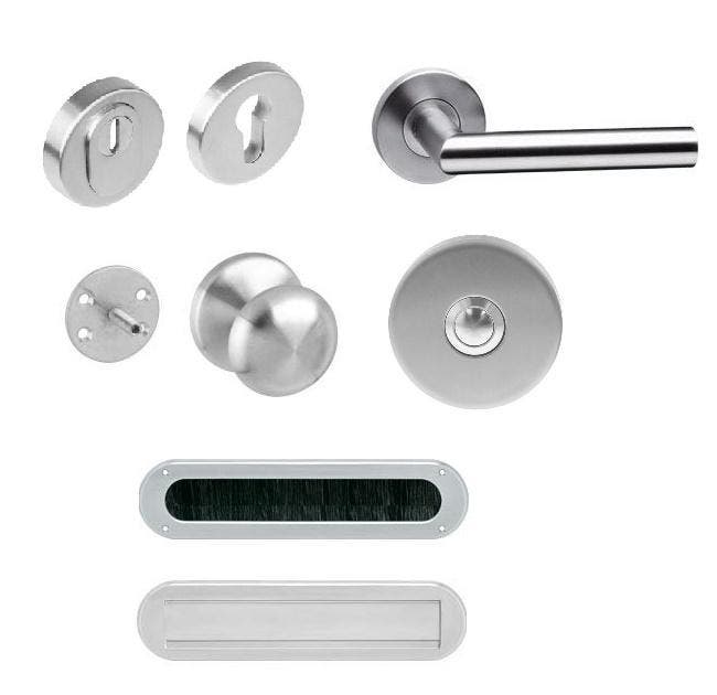 Intersteel voordeurset SKG3 ronde uitvoering, Doe-het-zelf en Verbouw, Deuren en Horren, Verzenden