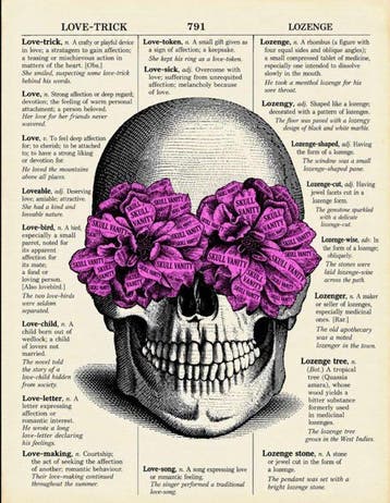 Eric Brumette - VANITY SKULL FACTORY - Toile L - LIMITED