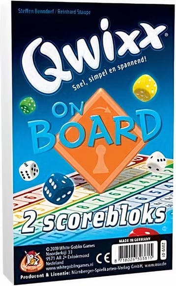 Qwixx On Board Bloks (extra scorebloks) | White Goblin Games, Verzenden, Nieuw