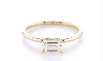 Zonder minimumprijs - Ring - 14 karaat Geel goud - 0.51ct., Nieuw