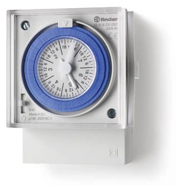 Finder 72Mm Wekelijkse Timer Schakelaar 16A 230Vac -, Verzenden, Nieuw, Overige typen