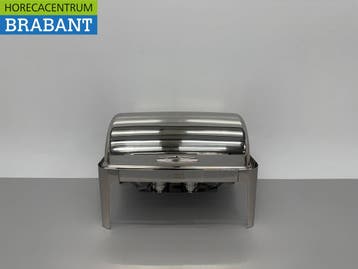 HCB Chafing Dish Rolltop RVS – 9 liter – 2 x 1/2 GN Horeca, Ophalen of Verzenden, Nieuw in verpakking