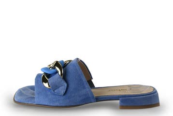 Gabor Muiltjes in maat 37½ Blauw, Overige typen, Gabor, Zo goed als nieuw, Verzenden