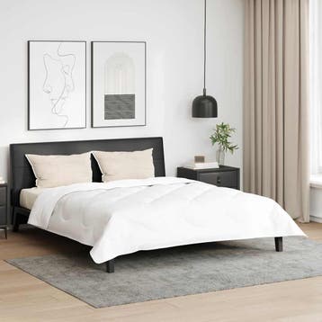 vidaXL Hoofdkussen 2 st 40 x 80 cm Veren Wit, Verzenden, Nieuw, Wit