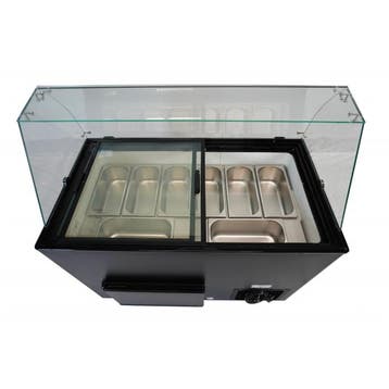 CombiSteel Schepijsvitrine | JAVA | 355L | 8x 5L | Statisch, Ophalen of Verzenden, Nieuw