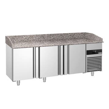 GGM Gastro | Pizzawerkbank PREMIUM - 2100x800mm - granieten, Verzenden, Nieuw in verpakking, RVS Meubilair