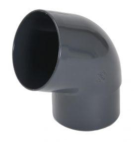Nicoll PVC-Ti bocht 67,5 graden mof-vse antraciet Ø100, Ophalen of Verzenden, Nieuw