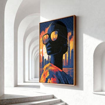 Iconica - Dubai Sunset Silhouette - unique 1/1 XXL (150 x