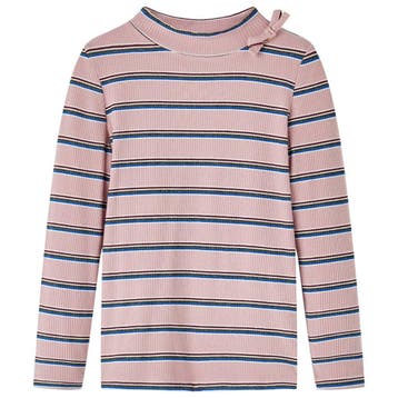 vidaXL Kindershirt met lange mouwen 128 lichtroze, Verzenden, Nieuw