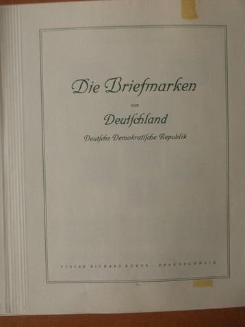 Duitse Democratische Republiek (DDR) - Dik Album met, Gestempeld