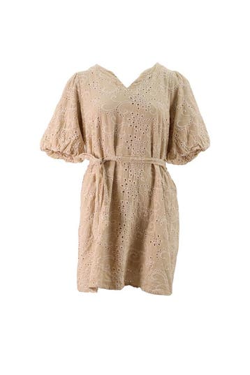 Smashed Lemon Jurk in maat 38 Beige, Smashed Lemon, Verzenden, Zo goed als nieuw, Beige