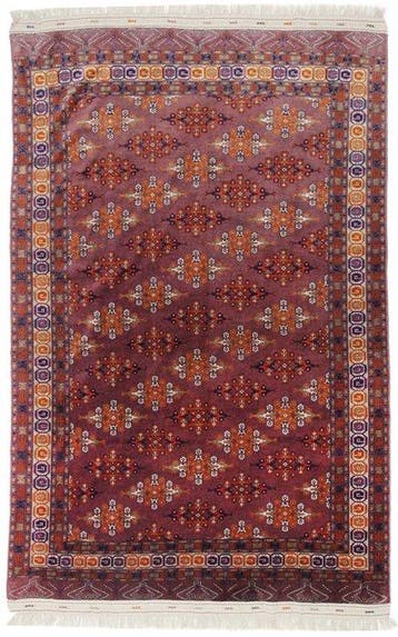 Antiek Turkmeense tapijt - Vloerkleed - 286 cm - 182 cm, Nieuw