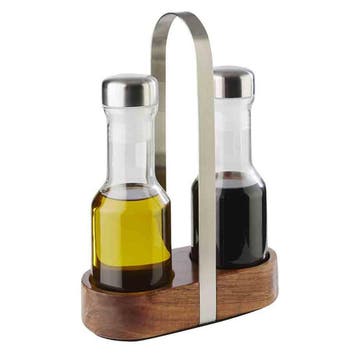 GGM Gastro | (6 stuks) menageset PREMIUM - 2-delig - houten, Verzenden, Nieuw, Effen