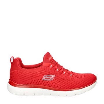 Skechers Summits instapschoenen voor dames in het Rood, Skechers, Verzenden, Instappers, Nieuw