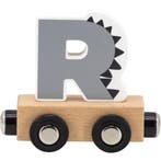Houten letter R – grijs met magneetkoppeling (lettertrein), Ophalen of Verzenden, Nieuw