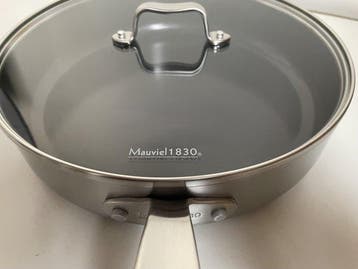 Mauviel - Braadpan - Mauviel 1830 Sauteerpan 28 cm met, Antiek en Kunst
