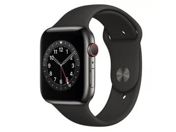 Refurbished Apple Watch Series 6 44mm Cellular Stainless, Verzenden, Zo goed als nieuw, Apple