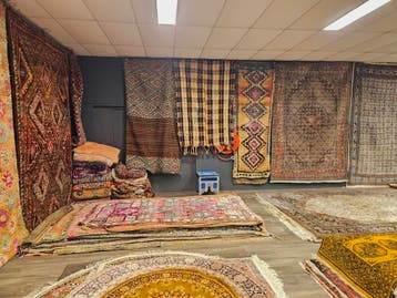 GROOT AANBOD PERZISCHE OOSTERSE VINTAGE TAPIJTEN! VEEL KEUS!, Blauw, Perzisch , 200 cm of meer, Ophalen of Verzenden