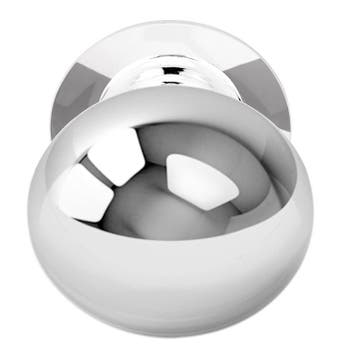 Voordeurknop BASICS LB65V Vast op rozet rvs gepolijst, Verzenden, Nieuw