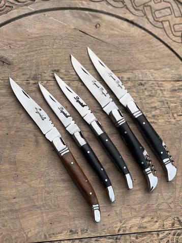 Keukenmes - Kitchen knife set - Laguiole Bougna Met Bee