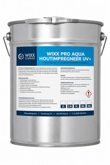 Wixx PRO Aqua Hout Impregneer UV+ 20L, Overige kleuren, Verzenden, Nieuw, Verf