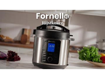 Fornello Rijstkoker XL - Multicooker - 17 programmas -, Verzenden, Zo goed als nieuw