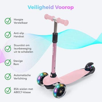 2dekans | LifeGoods – Kinderstep Met 3 LED-Wielen – Geschikt, Fietsen en Brommers, Ophalen of Verzenden, Zo goed als nieuw, LifeGoods
