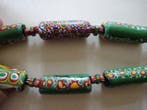 Collier van 13 kralen uit Murano, type Millefiori / Mozaïek,