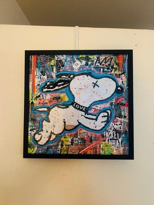 Artmony - Run Snoopy !, Antiek en Kunst, Kunst | Schilderijen | Modern