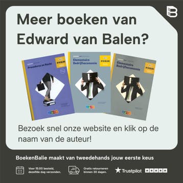 Brugboek Bedrijfseconomie - Edward van Balen 9789039518892, Verzenden, Gelezen, Edward van Balen