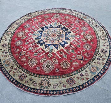Kazak - Vloerkleed - 203 cm - 203 cm, Nieuw