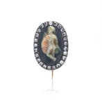 Broche Victoriaanse 9ct Gouden Broche met Romeinse Cameo en