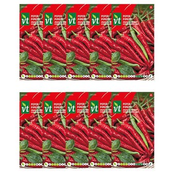 Peperzaad | VT | 10 stuks (Spaanse peper, Rood), Verzenden