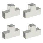 Paalhouders 4st 101mm | Gegalvaniseerd | Tweedekansje OP=OP, Overige materialen, Ophalen of Verzenden, 50 cm of meer, 25 cm of meer