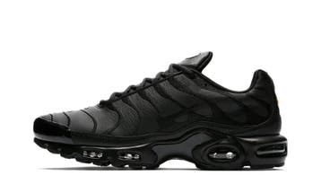 Nike Air Max Plus Triple Black Leather, Nieuw