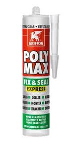 Griffon polymax fix seal express 1 stuk, 300 gr, glashelder, Verzenden, Nieuw