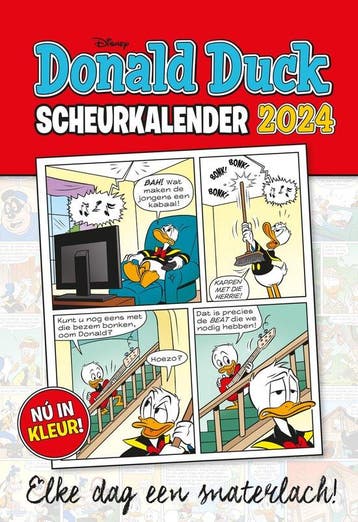 Boek Donald Duck Scheurkalender 2024 - Elke dag een snaterla, Verzenden, Zo goed als nieuw