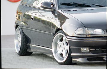 Rieger side skirt | Astra F - 3-drs., 5-drs. | r stuk ongesp, Auto-onderdelen, Verzenden, Nieuw, Opel