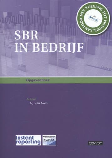 SBR in bedrijf  deel opgavenboek 9789491725142, Verzenden, Zo goed als nieuw
