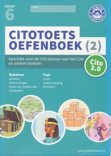 Junior Einstein Citotoets Oefenboek deel 2 groep 6 (per stuk, Verzenden, Nieuw