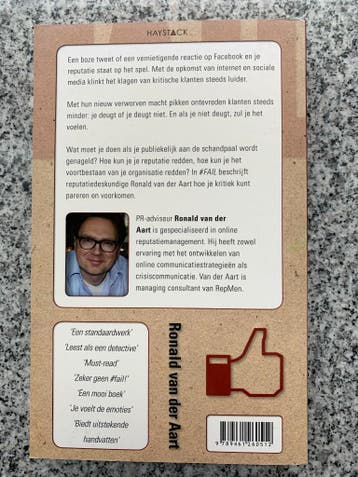 Fail - omgaan met kritiek op internet, Verzenden, Ronald van der Aart, Persoonlijkheidsleer, Nieuw