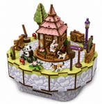 PlayfulMario Schattig diorama van Cabin Town met muziek 1..., Verzenden, Nieuw