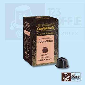 Hazelnoot koffie capsules A Modo Mio 16 stuks  Sandemetrio, Verzenden, Nieuw