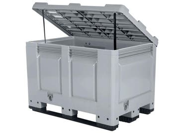 Palletbox BIG BOX - 1200 x 800 mm - met deksel - gesloten -, Ophalen of Verzenden, Nieuw