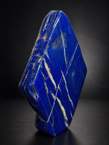 Lapis lazuli vrijvormobject - Beeldhouwkunst - Decoratie -