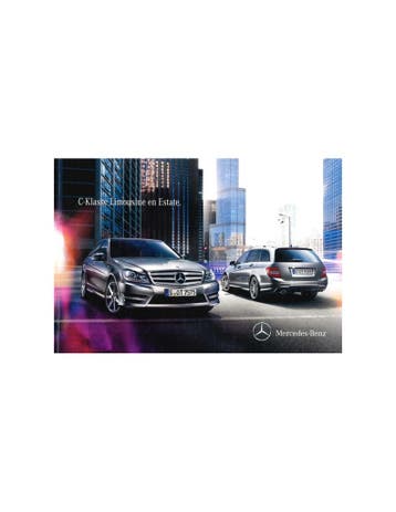 2011 MERCEDES BENZ C KLASSE BROCHURE NEDERLANDS, Nieuw, Author