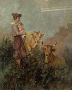 Alfredo Soressi (1897–1982) - In montagna, Antiek en Kunst