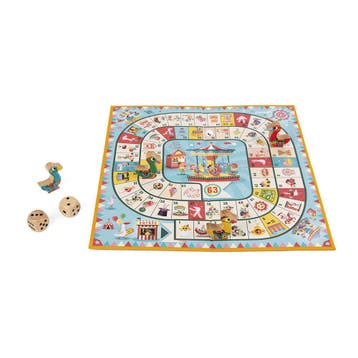 Janod ganzenbord spel - Carrousel h van €15,99 voor €15,90, Ophalen of Verzenden, Nieuw